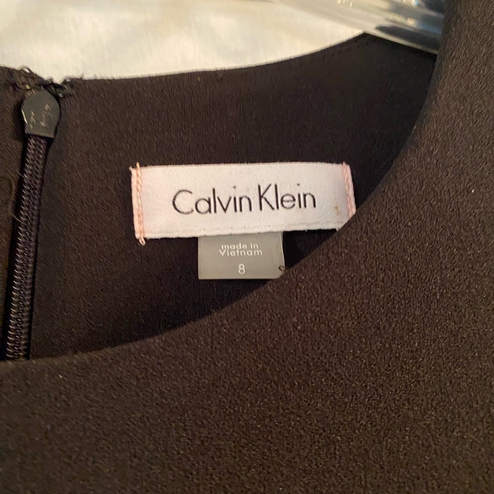 Calvin Klein Black Textured Dress - Picture 2 of 5